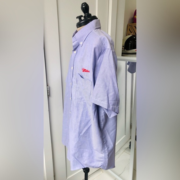 3 for $30 Miller Beer Button Down Short Sleeve - Picture 2 of 6